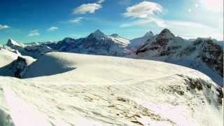 Longest Sled Run Faulhorn  Grindelwald Längste Schlittenbahn und Rodel Bahn der Welt [upl. by Esirahs449]