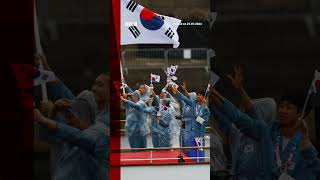 South Korea wrongly introduced as North Korea at Paris 2024 Olympics Paris2024 Olympics BBCNews [upl. by Shaikh]