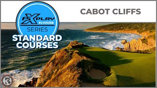 FSX PLAY Course Flyover  Cabot Cliffs Golf Course  Standard Courses [upl. by Horatia]