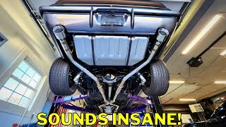 LS3 Swapped 69 Camaro Gets a Fully Custom Exhaust ITS LOUD [upl. by Fritz]