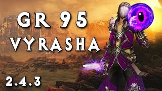 GR95 Wizard  Vyr Rasha 243  Diablo 3 PTR [upl. by Geraud]