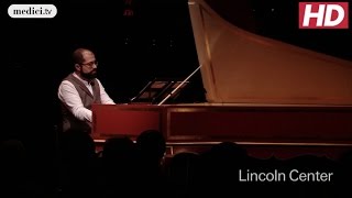 Mahan Esfahani  Sonata in C minor  Johann Christian Bach Mostly Mozart Festival 2016 [upl. by Ettesil]