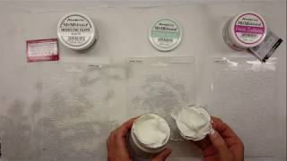 STAMPERIA  Cream Paste vs Modeling Paste vs Sculpture Paste  Texture Molds A5 [upl. by Nhoj]