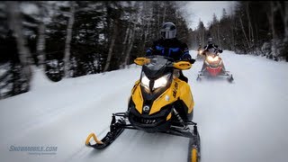 Snowmobile Touring Near Sudbury Ontario [upl. by Lyram200]