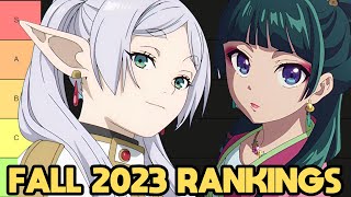 Ranking EVERY Anime of Fall 2023 Tier List [upl. by Harts912]