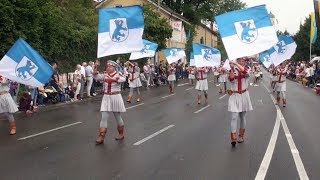 Biberacher Schützenfest 2018 Historischer Festzug [upl. by Kovacev842]