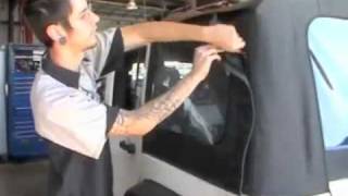 Planet DCJ Soft Top Removal on a Jeep Wrangler [upl. by Bently]