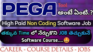 PEGA course in telugu  Pega tutorials for beginners  Pega developer jobsNo coding jobs Gousshaik [upl. by Raphaela]