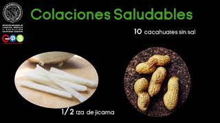 Ejemplos de colaciones saludables  INCMNSZ  Educación para la salud [upl. by Ynohtnaluap]