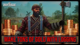 3 Best Ways To Make Gold Logging New World [upl. by Joane]