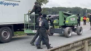 260922 Räumung der Blockade der TönniesSchlachtfabrik in Bad Bergen [upl. by Ajssatan]