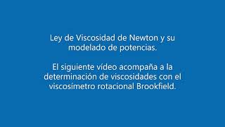 Ley de Viscosidad de Newton [upl. by Reemas]