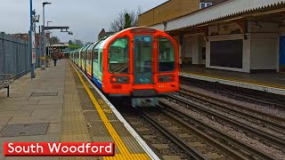 South Woodford  Central line  London Underground  1992 Tube Stock [upl. by Yhprum]