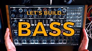 Arturia Minibrute 2  2S  Lets Build a Bass [upl. by Brecher]