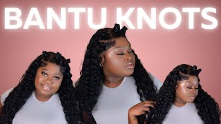 I Tried Bantu Knots And They Actually Looked Good [upl. by Ynafit]