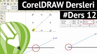 Corel Draw ile Grafik Tasarım  Açı Ölçüm Aracı Ders12 [upl. by Tahpos253]