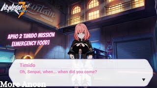 Honkai Impact 3rd APHO 2 Timido Mission Emergency Food [upl. by Aileahcim520]