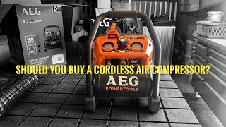 AEG 18V air compressor review [upl. by Aeila977]