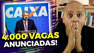 🔥URGENTE Novo Edital Concurso CAIXA ECONÔMICA 2024 com 4000 VAGAS [upl. by Jocko]