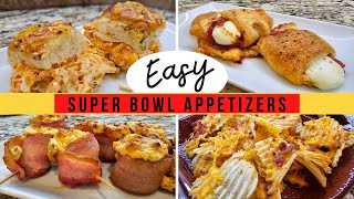 🏈 EASY SUPER BOWL APPETIZERS amp SNACKS  Football Tailgate Party Foods  Easy Entertaining [upl. by Aymahs]