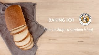 How to shape a sandwich loaf [upl. by Avika]