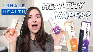 Trying Inhale Health Caffeine amp Melatonin Inhalers for a Week  Inhale Health Review [upl. by Slater]