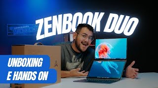 ASUS ZENBOOK DUO  UNBOXING E HANDSON [upl. by Westbrooke852]