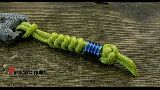 Basic paracord knife lanyard [upl. by Severson926]