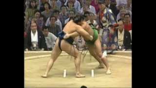 Takahanada vs Kirishima  Nagoya 1991 貴花田 対 霧島 [upl. by Halyhs]