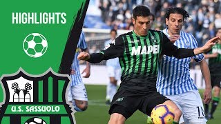 SassuoloSpal 11  Highlights 201819 [upl. by Island]