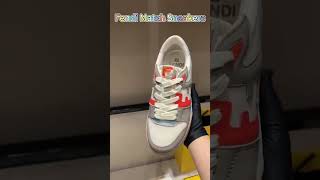 Fendi Match Sneakers Review fashionbrandshorts [upl. by Cirdes]