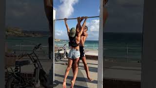 Extreme pull up power with pole dancer superstar “Dirdy Birdy” [upl. by Atsyrc742]