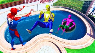 spiderman water slide [upl. by Varick]