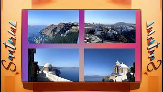 Once Upon a Time on Santorini Island aicartoon animation [upl. by Aley]