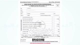 What is ITRV  Acknowledgement and how to download it from Income Tax Department Portal [upl. by Endor]