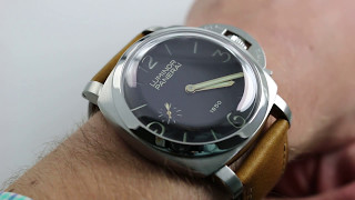 Panerai Luminor 1950 PAM 127 ESeries Watch Review [upl. by Rodd]