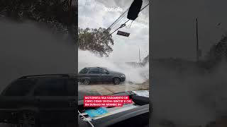 MOTORISTA quotESPERTÃOquot TENTA USAR VAZAMENTO COMO DUCHA GRÁTIS E CAI EM BURACO NA GRANDE BH [upl. by Nnorahs741]