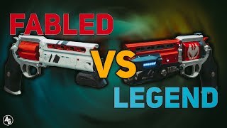 Lunas Howl vs Not Forgotten Legend vs Fabled Rewards  Destiny 2 Forsaken [upl. by Smitt414]