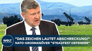 NATOGROßMANÖVER quotDas Zeichen lautet Abschreckungquot Neue Verteidigungspläne gegen Russland [upl. by Reywas]