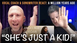 Angelina Jordan Reaction  A Million Years Ago  Vocal Coach amp Songwriter React amp Analyze [upl. by Laraine44]