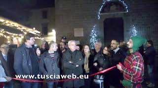 Il vero Babbo Natale è a Viterbo  Al via il Caffeina Christmas Village [upl. by Trumann]