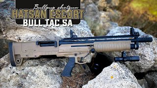 Hatsan Escort BULL TAC SA Yarı Otomatik Bullpup Shotgun [upl. by Pallua236]