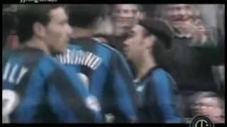 20052006 Inter vs Lazio 31 Recoba [upl. by Okomom72]