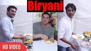 Nawazuddin Sohail And Arbaaz Khan Eating Biryani And Sheer khurma  EID Biryani [upl. by Alak]