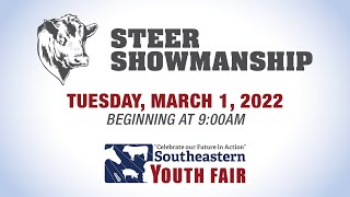 Southeastern Youth Fair 2022 Steer Showmanship [upl. by Pallas561]