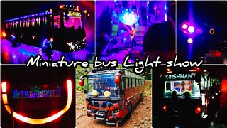 MINIATURE TOURIST BUS LIGHT SHOW  KRISHNANS CREATIONS [upl. by Aidin]