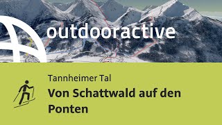 Skitour im Tannheimer Tal Von Schattwald auf den Ponten [upl. by Lyckman]