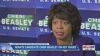 Senate candidate Cheri Beasley speaks on key issues affecting North Carolinians [upl. by Neeli]