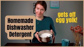 Making Homemade Dishwasher Detergent Powder  How It Works  Podcast No 25 [upl. by Vitale722]