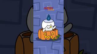 Litwick light lures victims to Doom 🕯️👻 pokemon halloween litwick ghosttype drawing [upl. by Sagerman699]